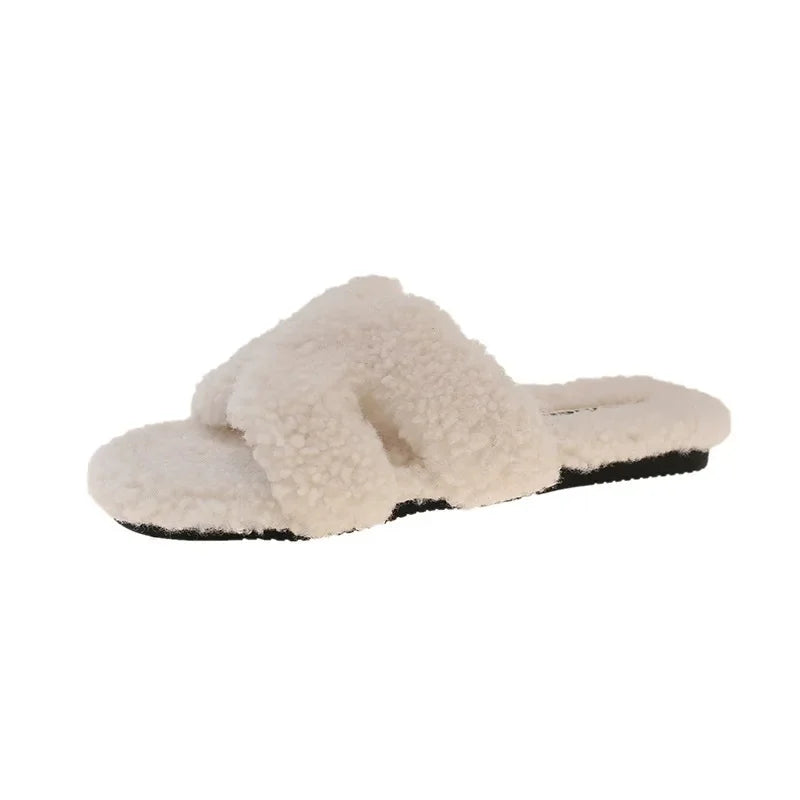 Soft Slippers with Faux Fur Lining for All Day Indoor Outdoor Warmth