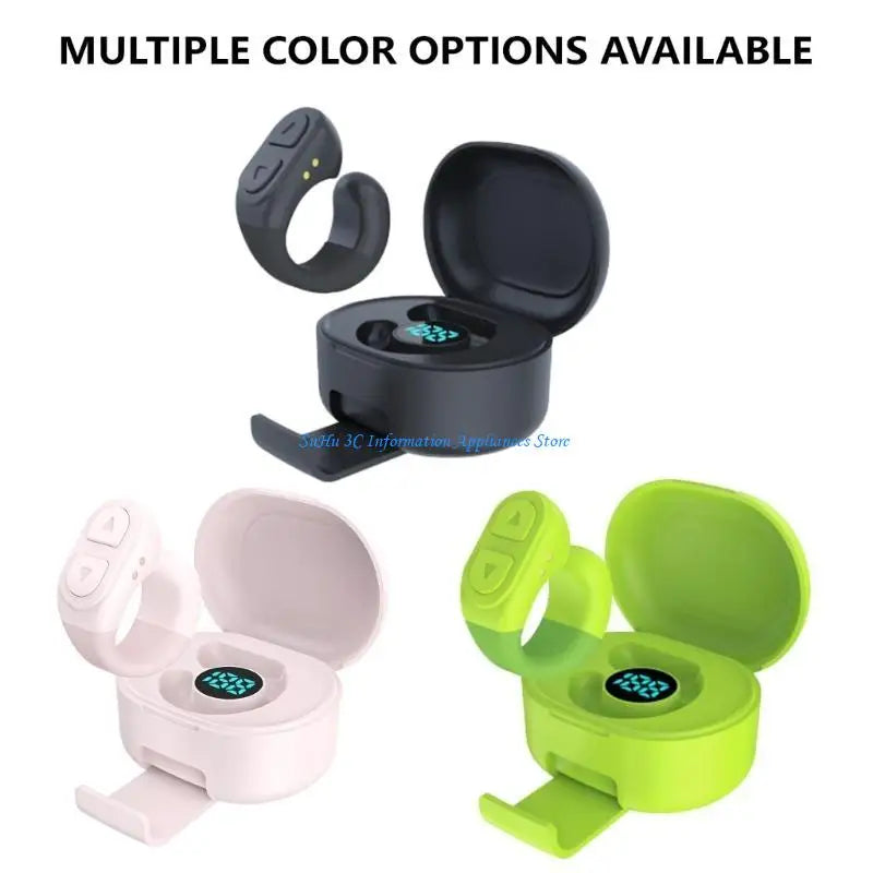 Bluetooth Selfie Ring Fingertip Remote Controller for Smartphones