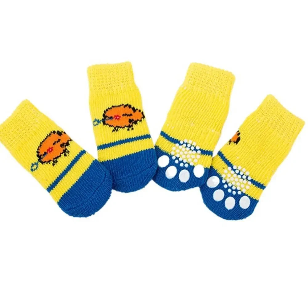 Pet Cat Dog Anti Slip Wool Socks For Cats And Dogs Floor Paw Protectors