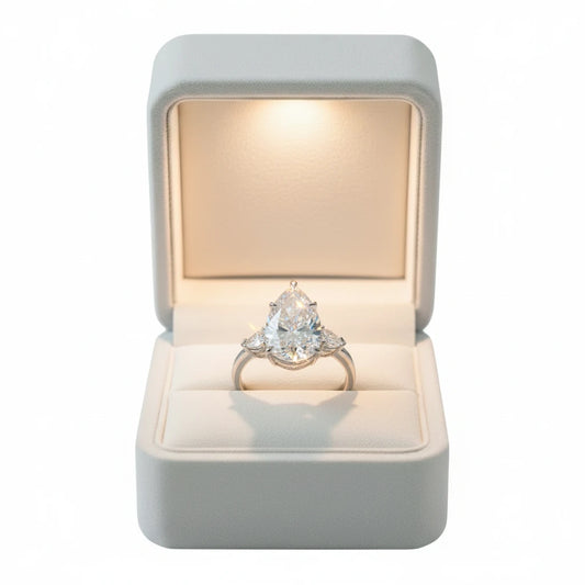 Diamond Ring Pear Shaped