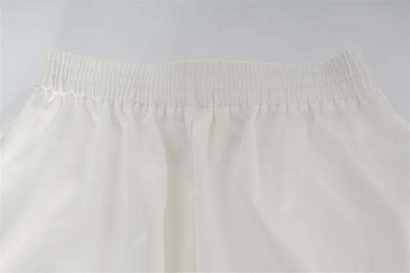 Breathable Backless Crop Top Pajama Set with Shorts