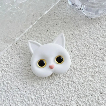 Cat 3D Cartoon Air Sac Bracket Phone Finger Grip Stand