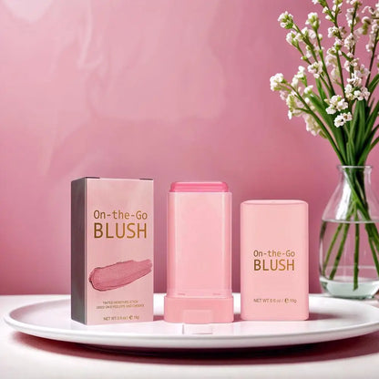 Tinted Mositure Blush Stick Face Pink Cream Cheek Blusher Cosmetics 3 in 1 Makeup Tubes used on lips eyes cheeks