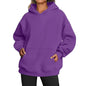 Women's Fleece Hoodie with Oversized Fit and Soft Touch Inner Lining Relaxed Silhouette