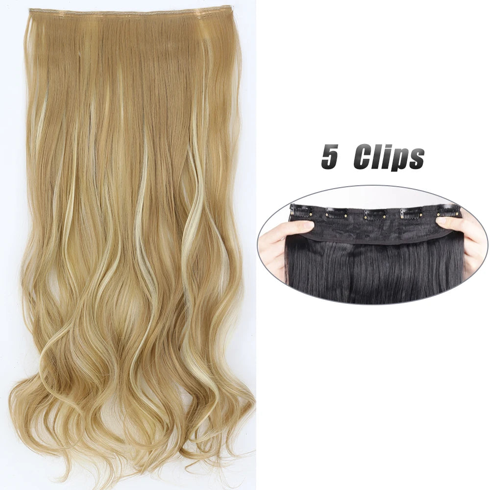 Voluminous Clip-In Hair Extensions 80cm For Fuller Long Hair Look