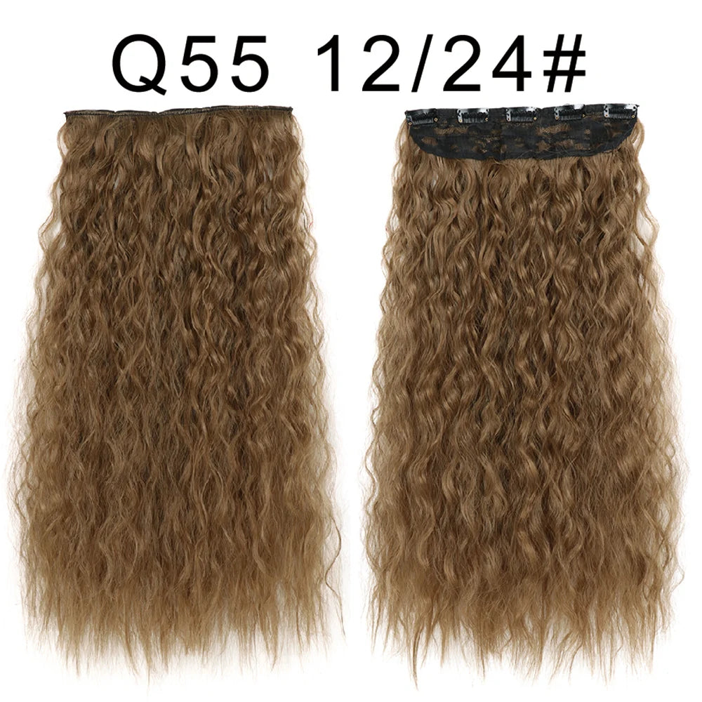 Long Clip In Hair Extensions for Length and Volume 22 Inch