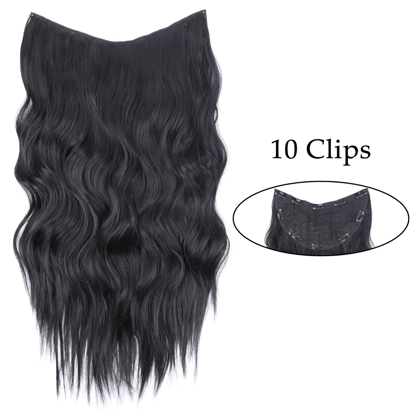 Voluminous Clip-In Hair Extensions 80cm For Fuller Long Hair Look