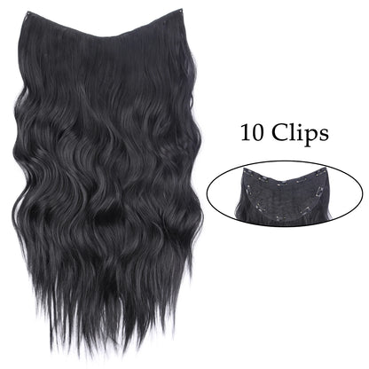 Voluminous Clip-In Hair Extensions 80cm For Fuller Long Hair Look