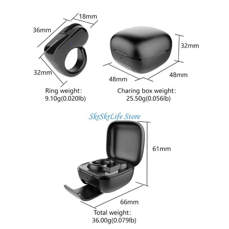 Wireless Presenter Remote With Swipe Control For Presentations