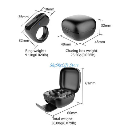 Wireless Presenter Remote With Swipe Control For Presentations