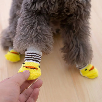 Pet Cat Dog Anti Slip Wool Socks For Cats And Dogs Floor Paw Protectors