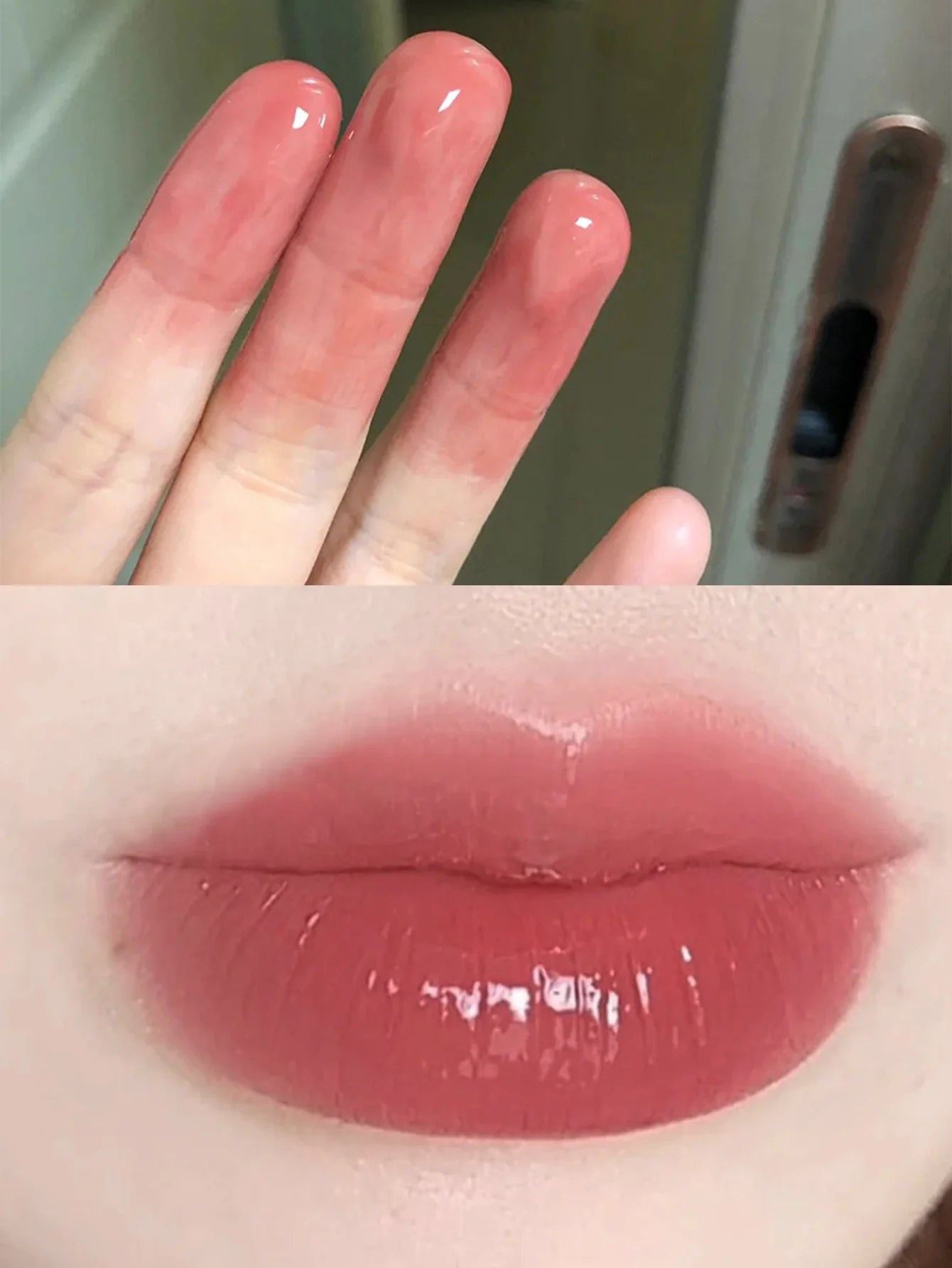 Mirror Lip Gloss Pearl Shine Long-Wear Waterproof Hydrating Non-Sticky