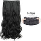 Wavy Clip In Hair Extensions Five Clip Set for Fuller Waves