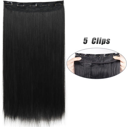 Wavy Clip In Hair Extensions Five Clip Set for Fuller Waves