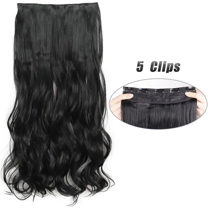 Voluminous Clip-In Hair Extensions 80cm For Fuller Long Hair Look