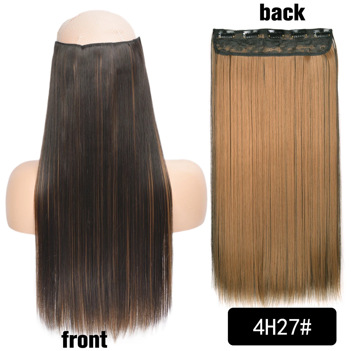 Long Clip In Hair Extensions for Length and Volume 22 Inch