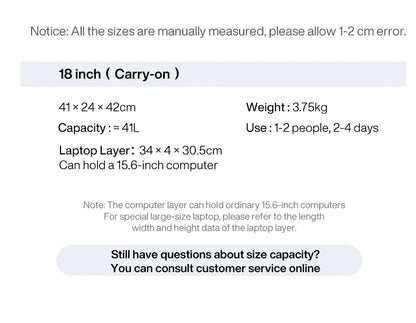 Mixi New Patent Design Carry On Suitcase Women 18 Inch Rolling Luggage Men Polycarbonate Aluminum Frame Elegant Noble