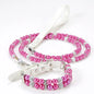 Pet Leash Collar Jewelry Pearl Cat Necklace Small and Medium-sized Dog Harnesses Supplies Wholesale