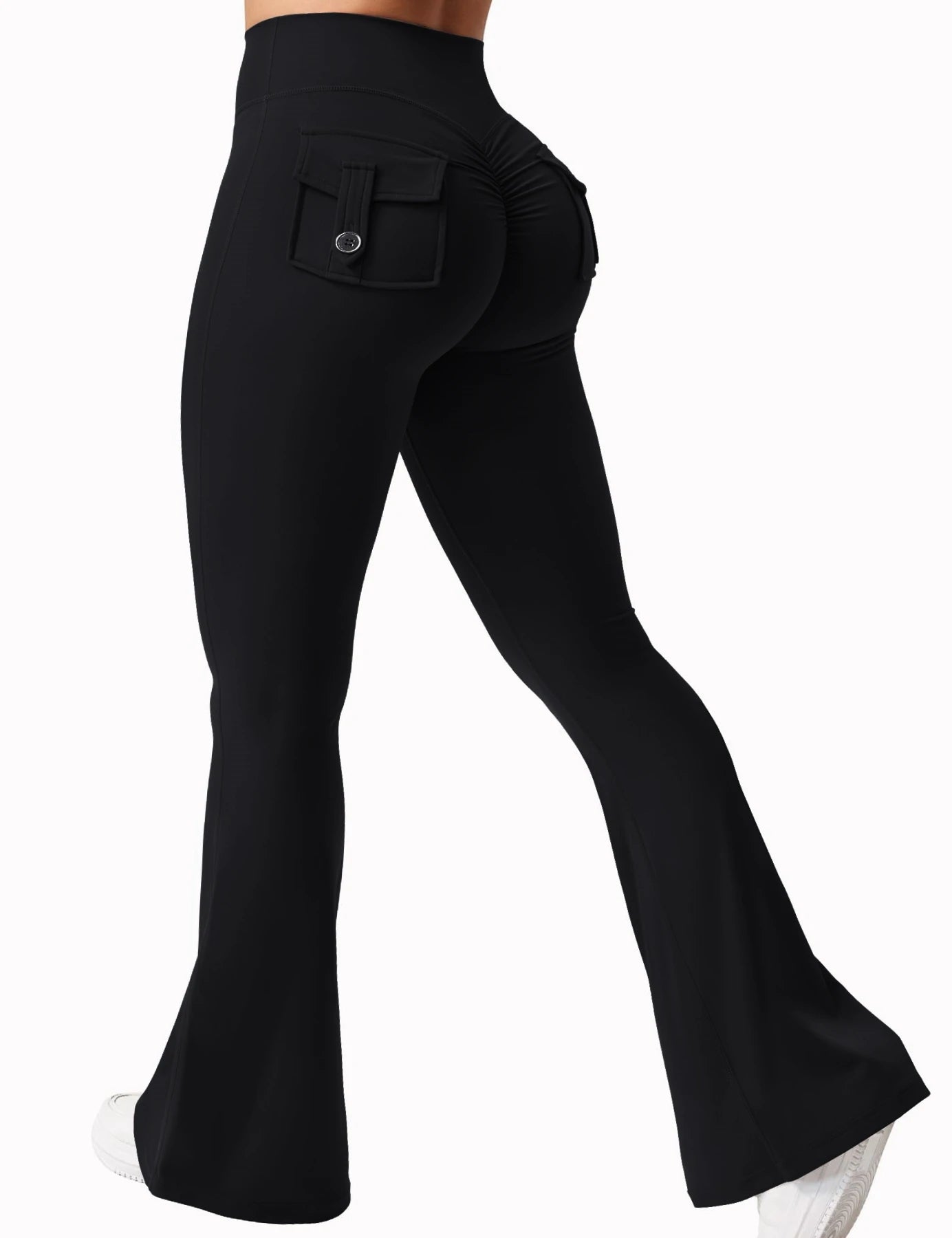 Wide Leg Yoga Leggings with Pockets for Comfortable Active Wear