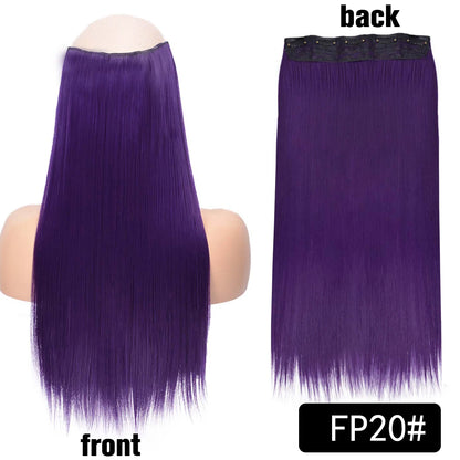 Long Clip In Hair Extensions for Length and Volume 22 Inch