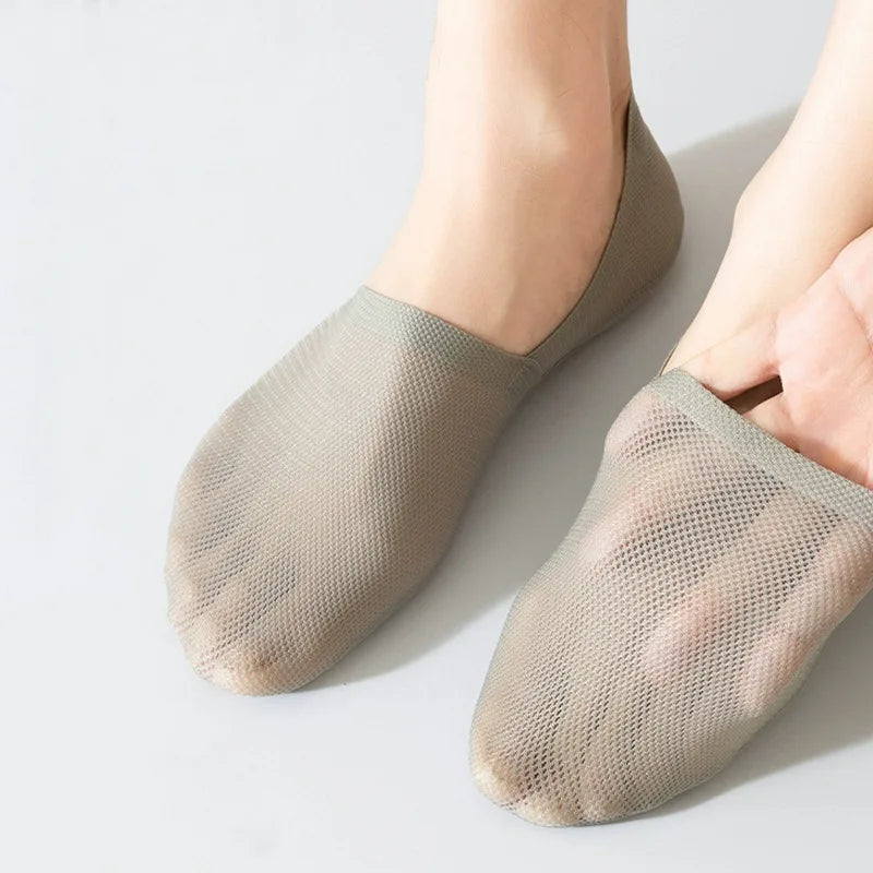 Lightweight Socks With Silicone Non Slip Grip For Sneakers And Loafers