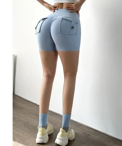 Sexy Yoga Shorts for Women, High Waisted Sports Pants, Fitness Shorts
