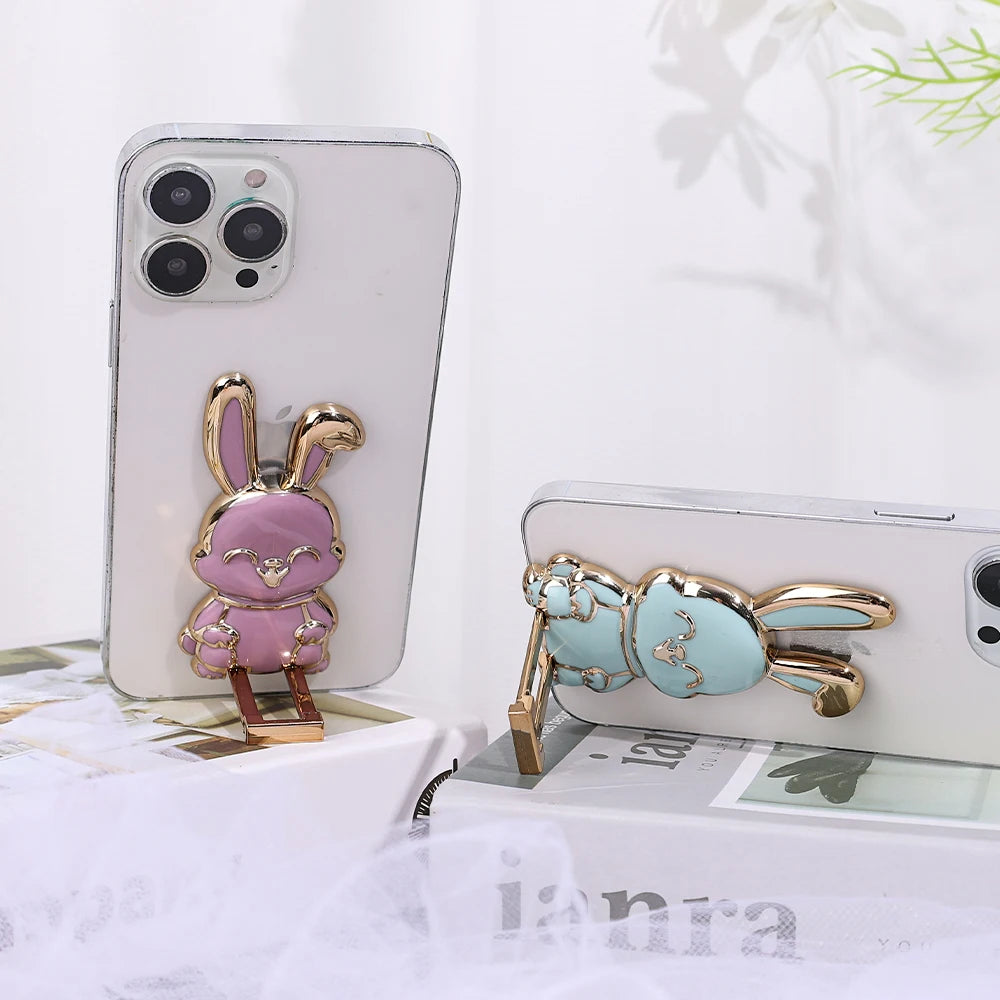 Universal Finger Ring Holder Phone Stand Mini Pull Rod Back Sticker
