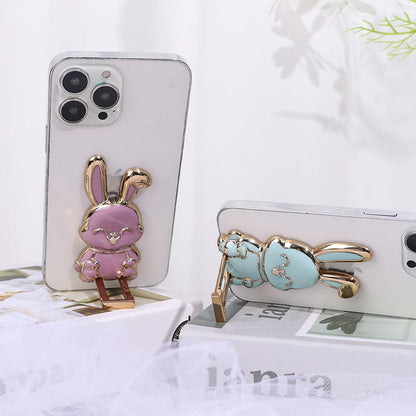 Universal Finger Ring Holder Phone Stand Mini Pull Rod Back Sticker