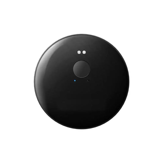 Voice translator device with real-time wireless support featuring central push button and dual metal pins