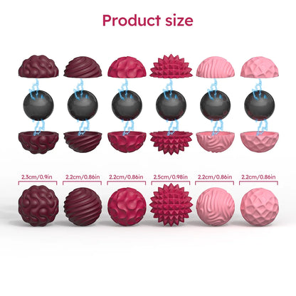 Silicone Magnetic Fidget Balls For Anxiety Relief And Calming