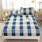 Soft Bedsheet Simple Style Bed Cover Single/Queen/King Size Bed Linen Home Fitted Sheets 침대시트 (Pillowcase Need Order)