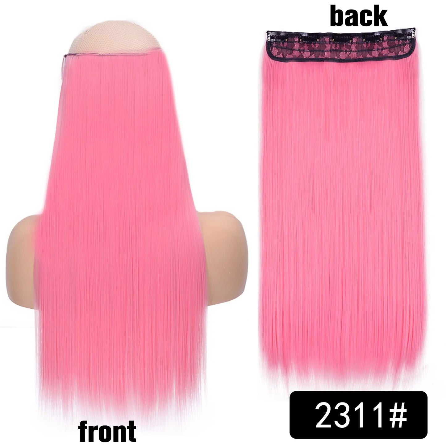 Long Clip In Hair Extensions for Length and Volume 22 Inch