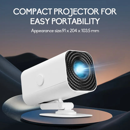 Mini Home Theater Projector - 180° Flexible 1080P USB Smartphone Screen Sharing