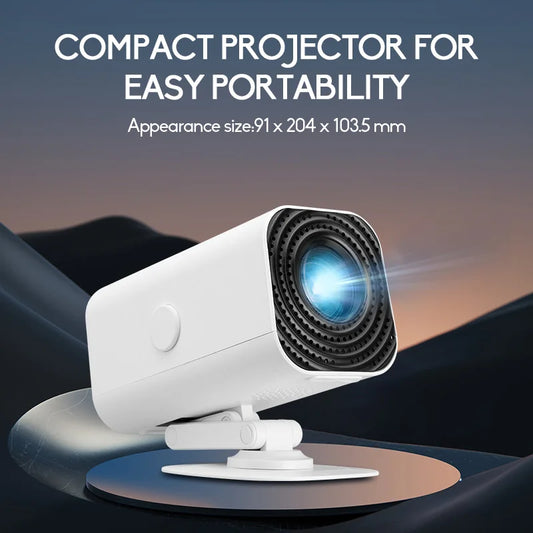 Mini Home Theater Projector - 180° Flexible 1080P USB Smartphone Screen Sharing