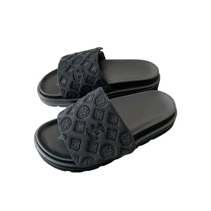 Breathable Canvas Slip On Sandals With Adjustable Strap And Cushioned Footbed For All Day Comfort