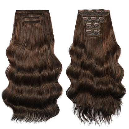 Voluminous Clip-In Hair Extensions 22 Inch Set for Length and Volume