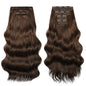 Voluminous Clip-In Hair Extensions 22 Inch Set for Length and Volume