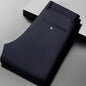 29-42 Men's Summer Pants Thin Straight Stretch Casual Pants with No Trace No Ironing Fabric Silky and Cool Feeling