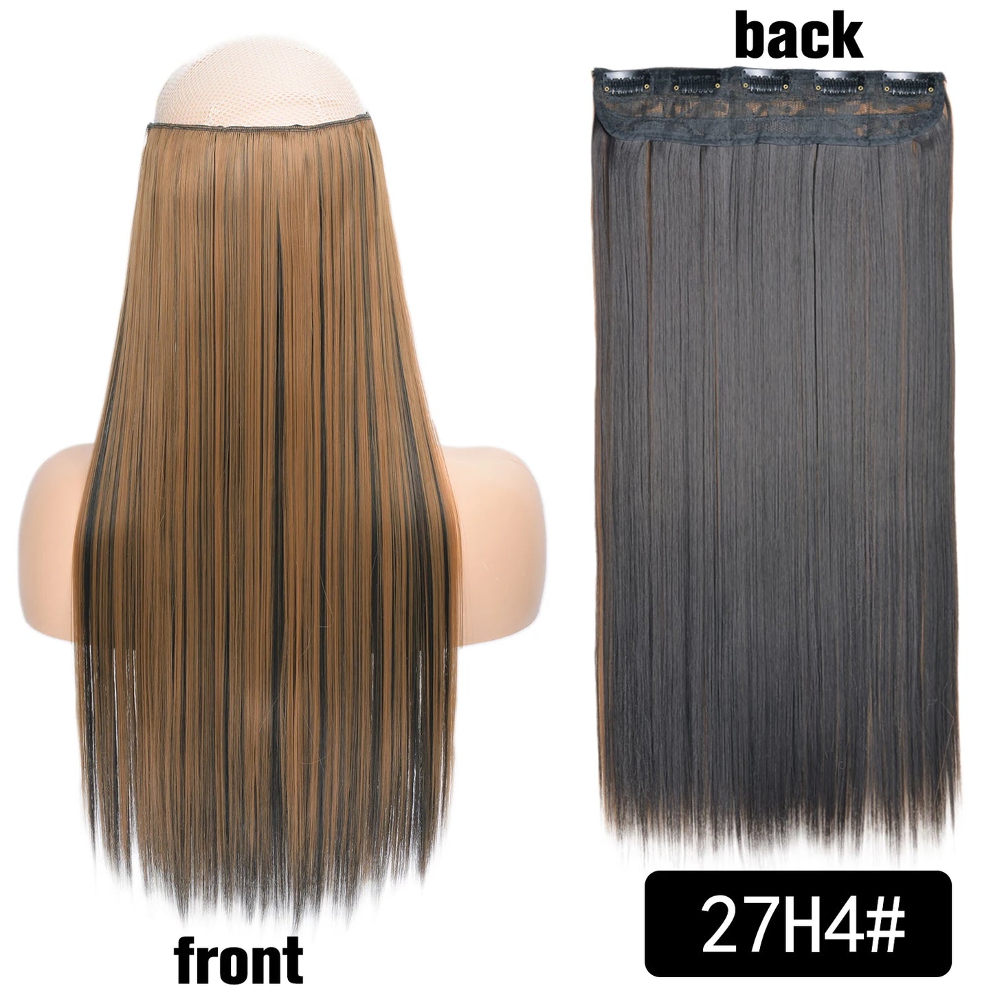 Long Clip In Hair Extensions for Length and Volume 22 Inch
