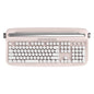 Retro Wireless Bluetooth Typewriter Keyboard 108 Keys Abs Office