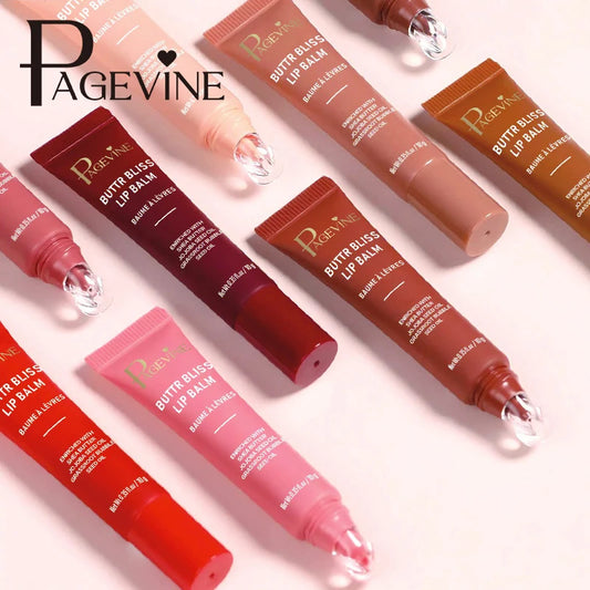 Tubular Butter Bliss Lip Balm - 8 Colors Plumping Hydrating Long Lasting Lip Gloss