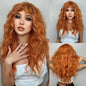 Brown Blonde Ombre Natural Hair Wigs for Women Long Wavy With Dark Roots Synthetic Wig for Women Heat Resistant Coaplay Wigs