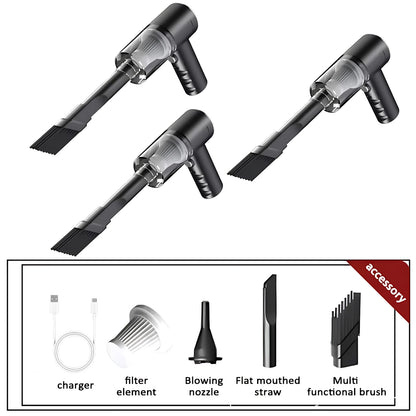 New Portable Wireless Car Vacuum Cleaner Wireless Vacuum Cleaner Dual Use for Home and Car 30W High Power Powerful Vacuum Cleane