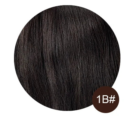 Clip In Hair Extensions 7 Pieces Human Hair 22inch #99J Burgundy Red For Bold & Vibrant Style