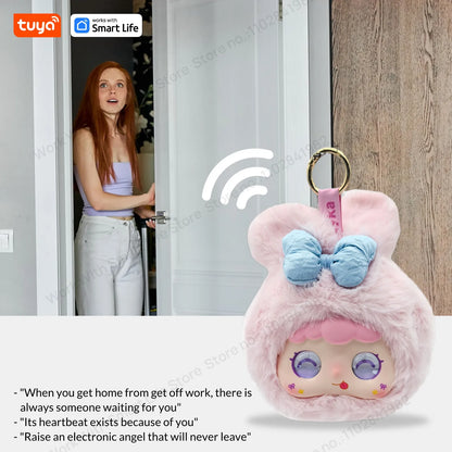 2026 Smart AI Plush Robot with LED Eyes & Voice Control – Interactive USB Rechargeable Companion for All Ages