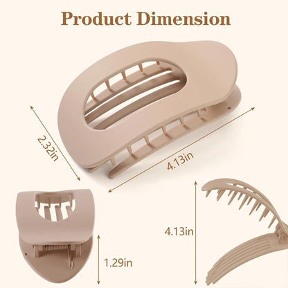 Leopard Claw Clip with Spoon Shape for Secure Hold and Smooth Glide