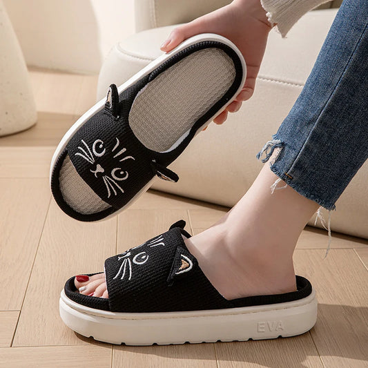Breathable Slippers for Home Use with Lightweight All Day Wear and Moisture Wicking Insole