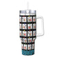 Tumbler Hot Drinks Water Bottle Portable Stainless Steel Coffee Mug A Peanuts Graphic Travel Mugs Cup