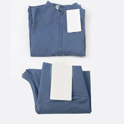 Designer 2-piece yoga suit set | Leggings and Coat Sets Merch Gone Viral