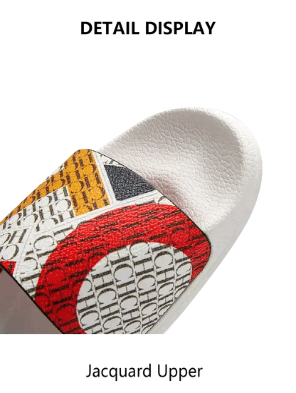 Soft Women Beach Slippers With Letter Print Design For All Day Wear And Resort Style
